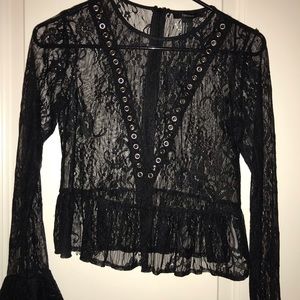 Lace Black long sleeve